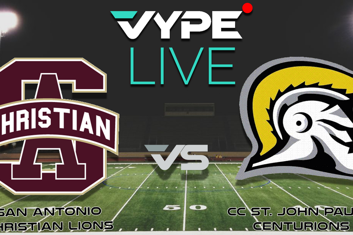 VYPE Live High School Football: San Antonio Christian vs. CC St. John Paul II