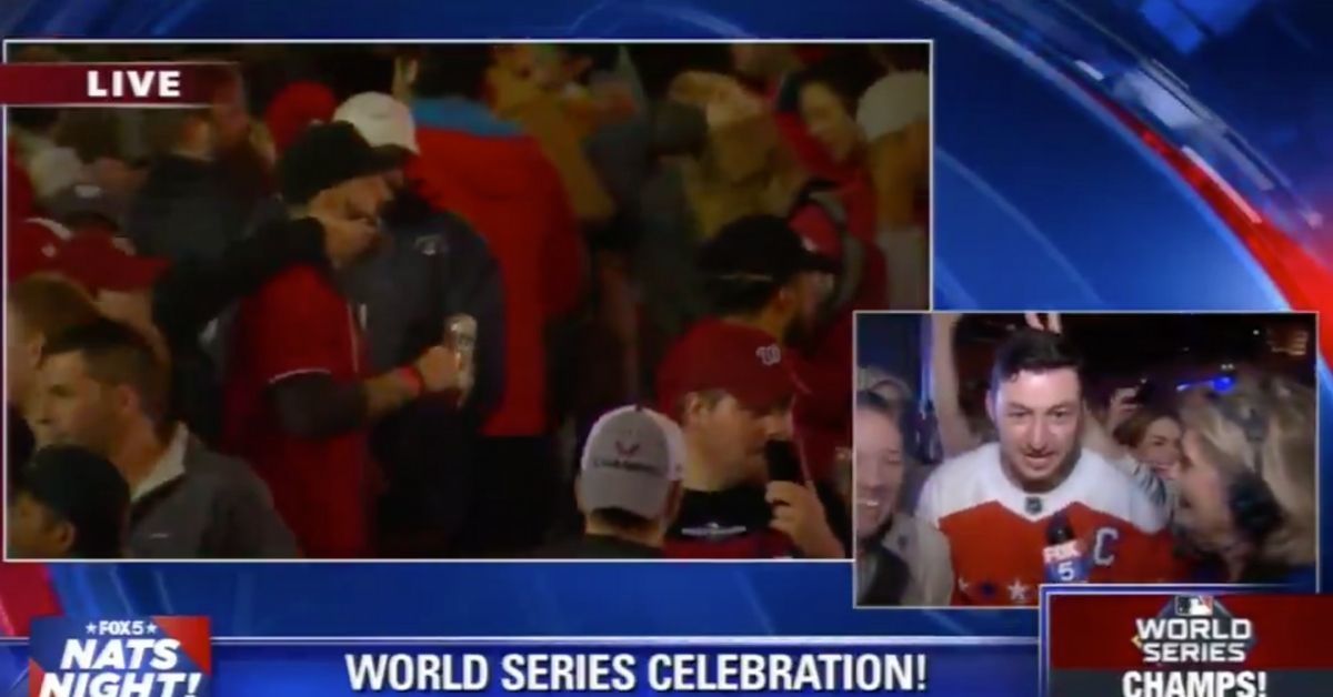 Nationals Fan Drops F-Bomb About Trump On Live TV After World Series Win
