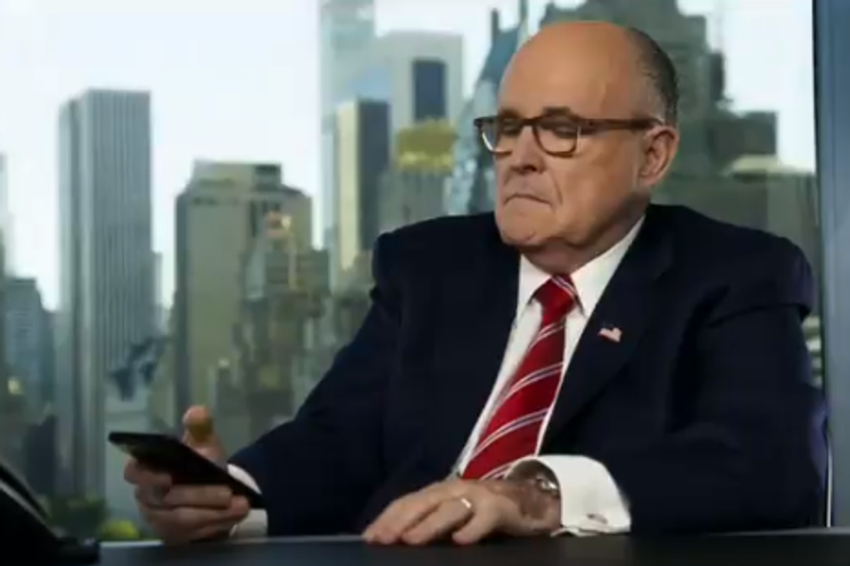 Rudy Giuliani Cybered Himself Again