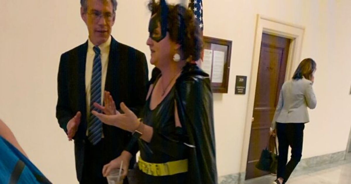 Democratic Congresswoman Becomes Instant Legend For Showing Up On Impeachment Vote Day Dressed As Batgirl