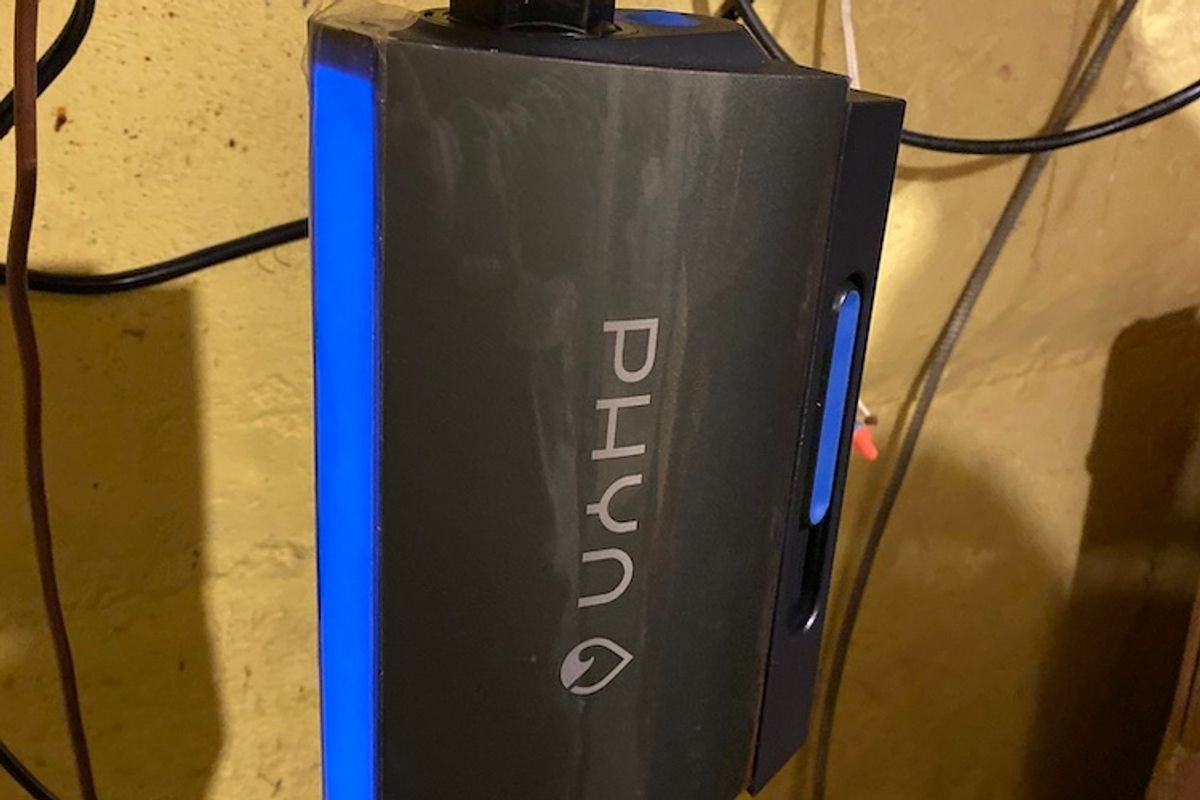 Phyn Plus Smart Water Assistant and Shutoff installed