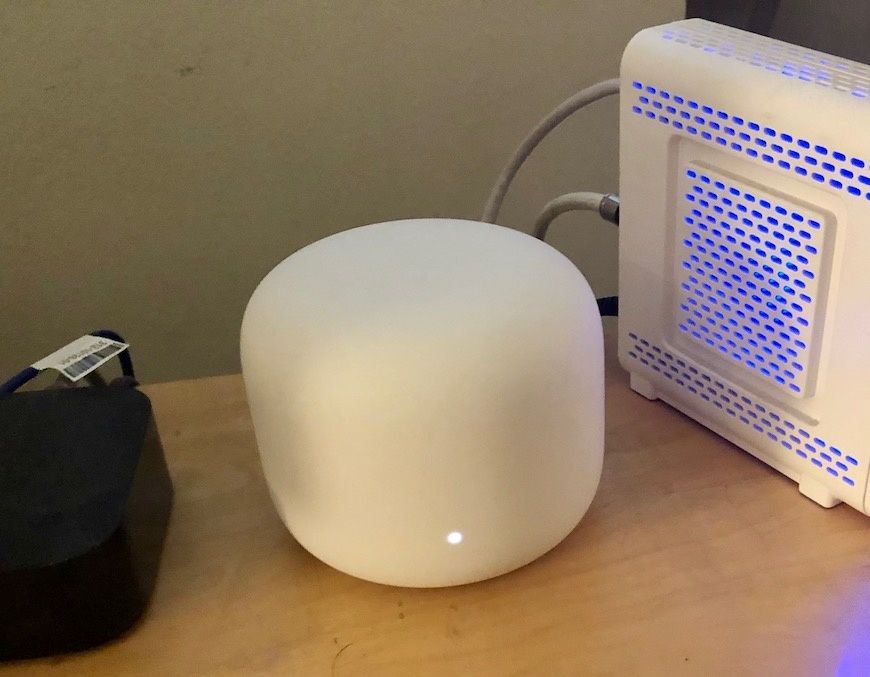 google wifi plaster walls