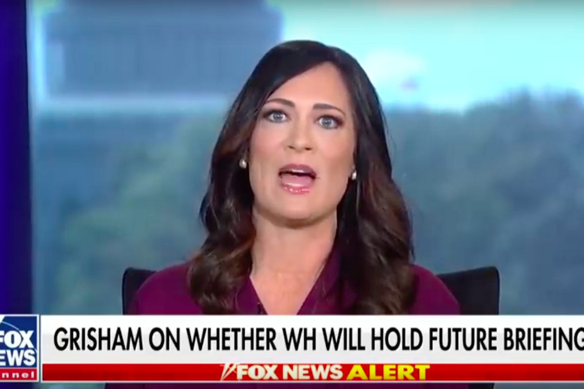 No One Told PT Press Secretary Stephanie Grisham She Had To Wear Pants For This Gig