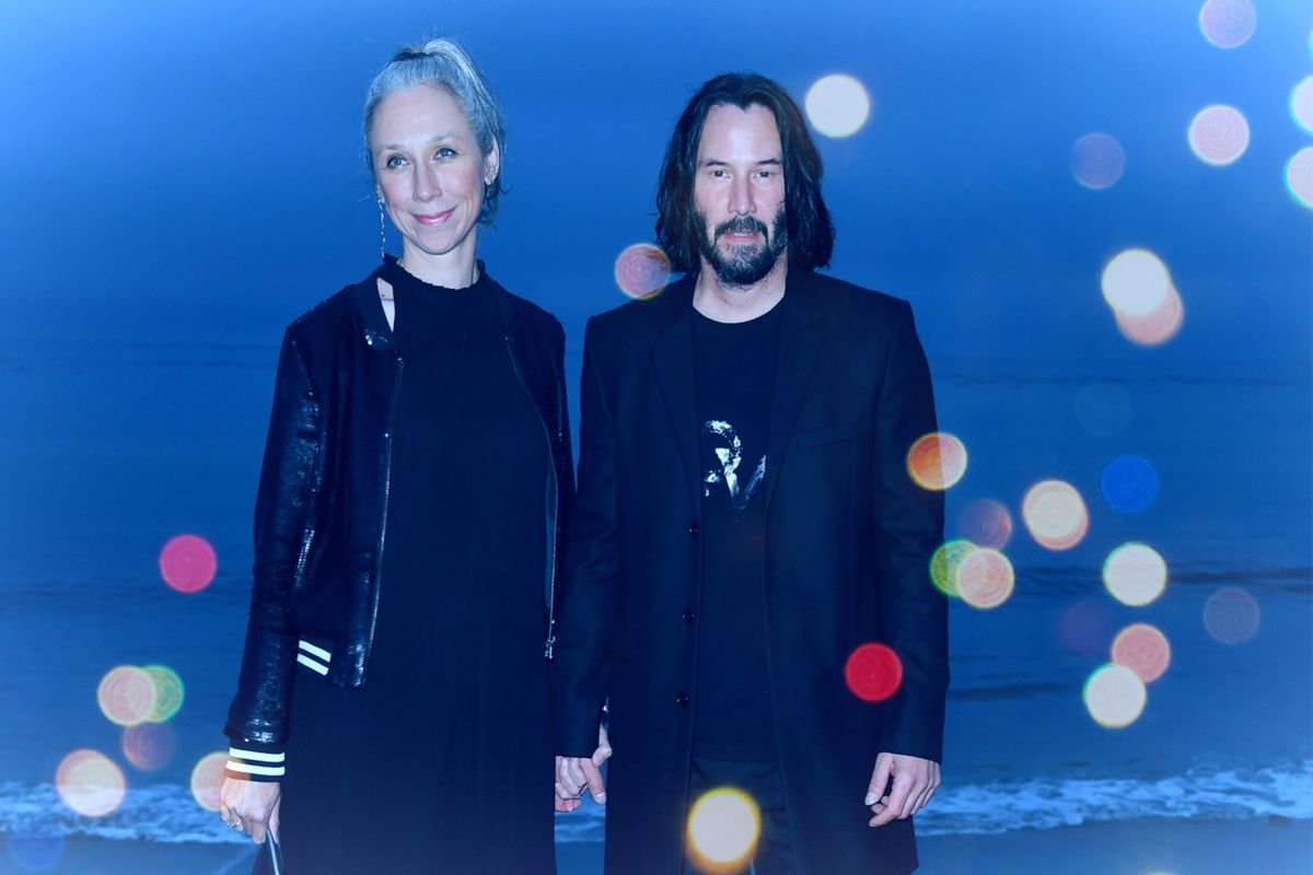 Keanu Reeves and Alexandra Grant