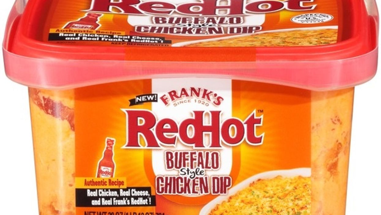 Sam's is selling Frank's Redhot Buffalo Chicken dip by the pound, y'all