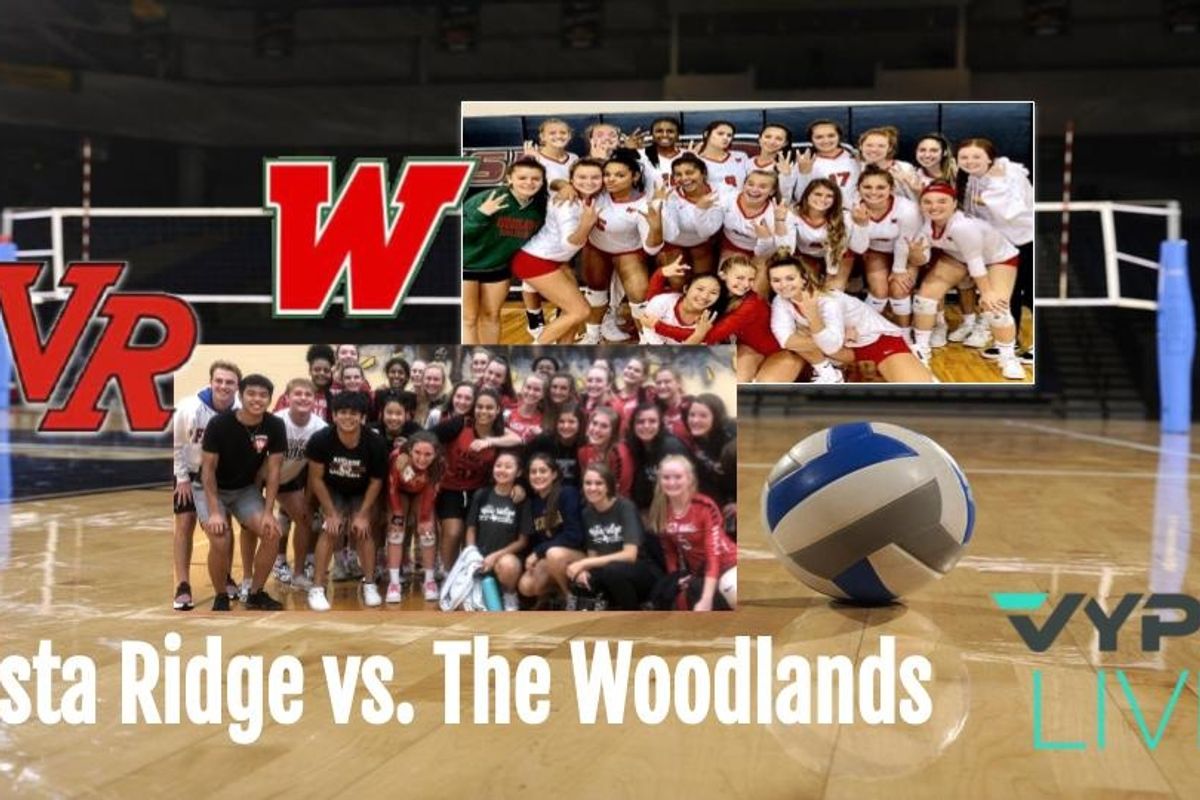 VYPE Live High School Volleyball - 6A Area Playoffs: Vista Ridge vs. The Woodlands
