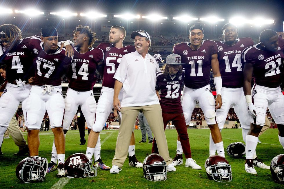 Jimbo Fisher and the Aggies.