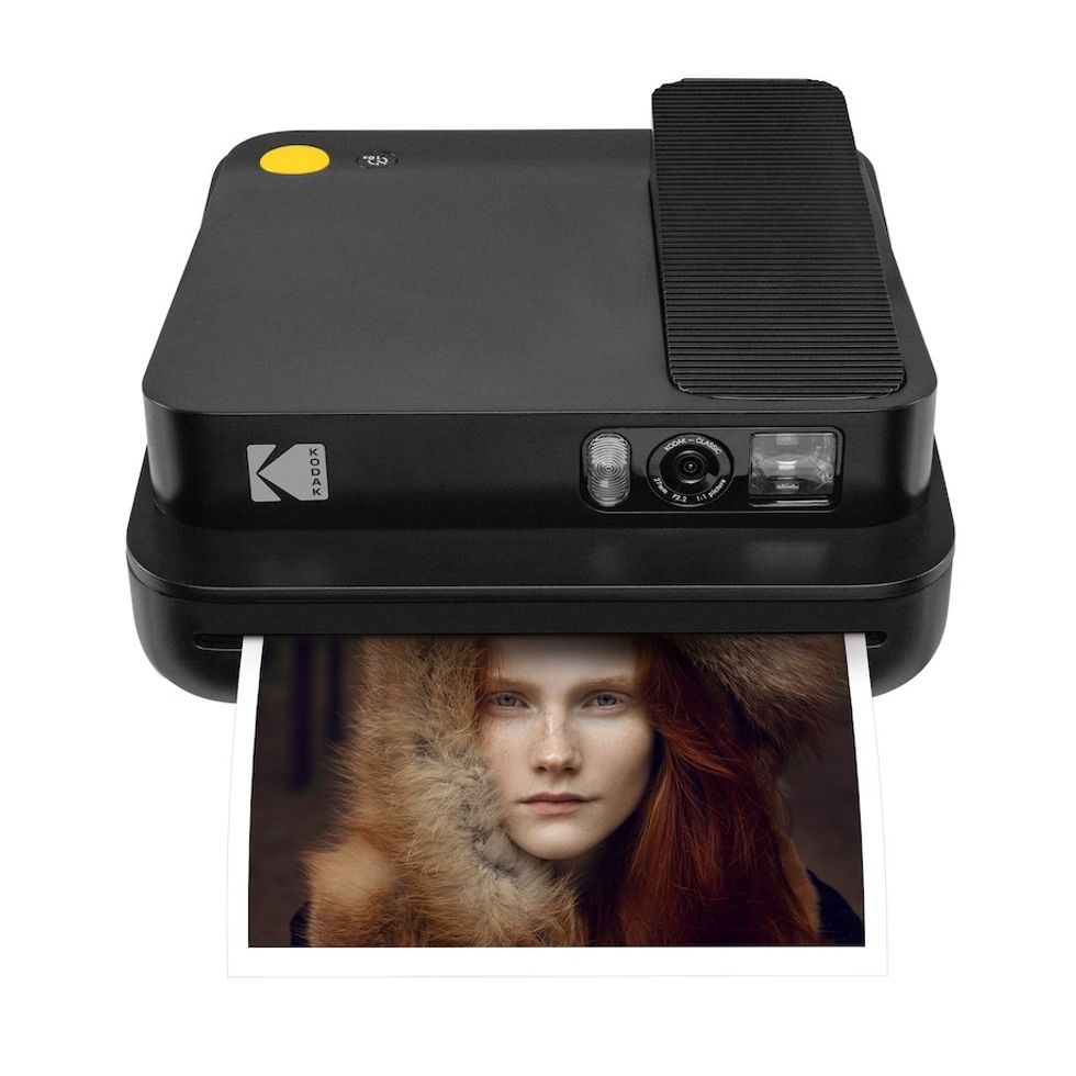 The Kodak Smile Classic in black and white with a photograph printing
