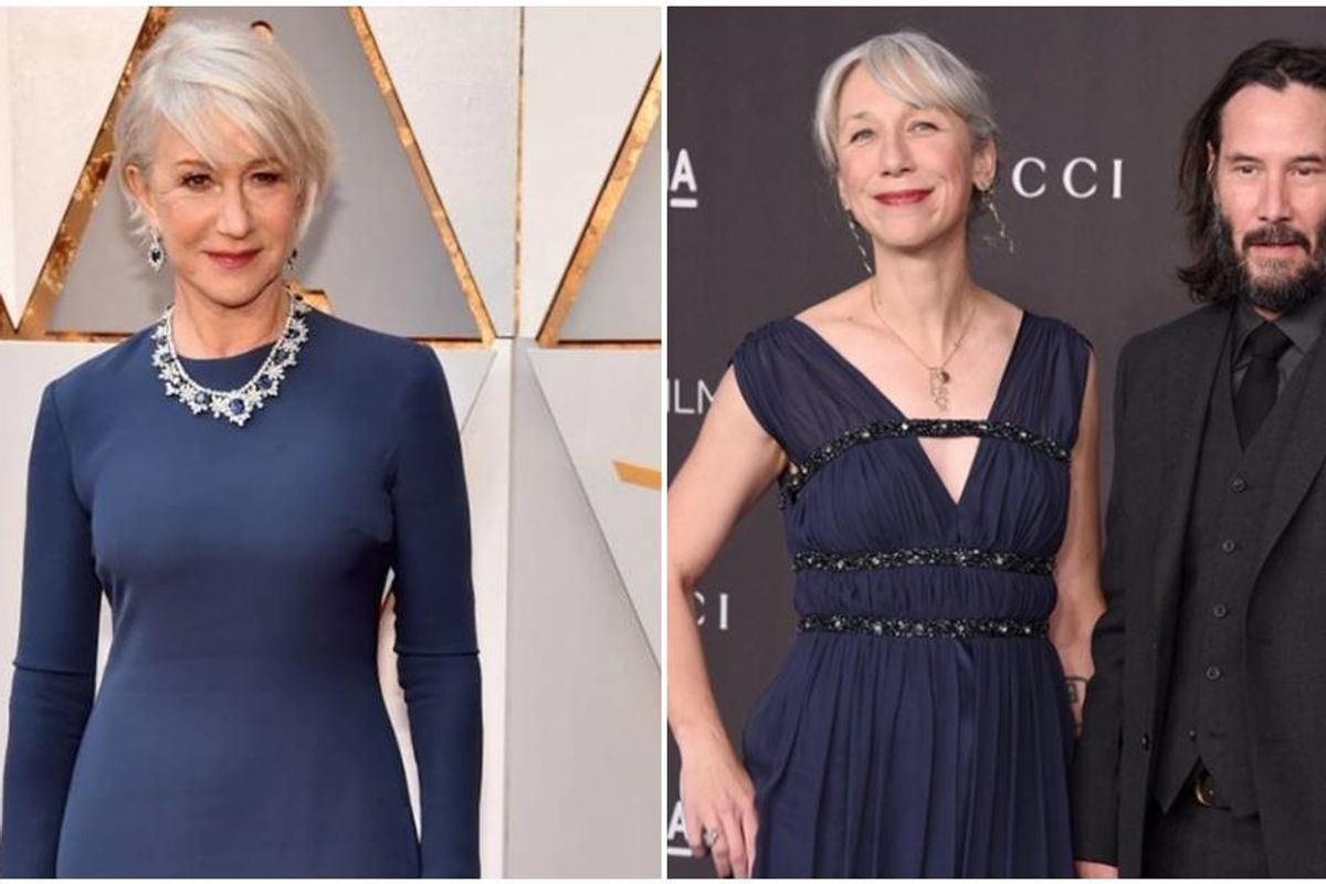 Helen Mirren is 'flattered' to have been mistaken for Keanu Reeves' new girlfriend