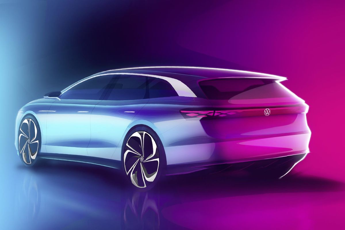 Volkswagen ID Space Vizzion electric concept car