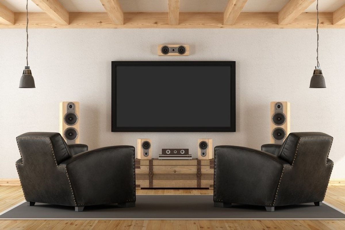 Home cinema setup
