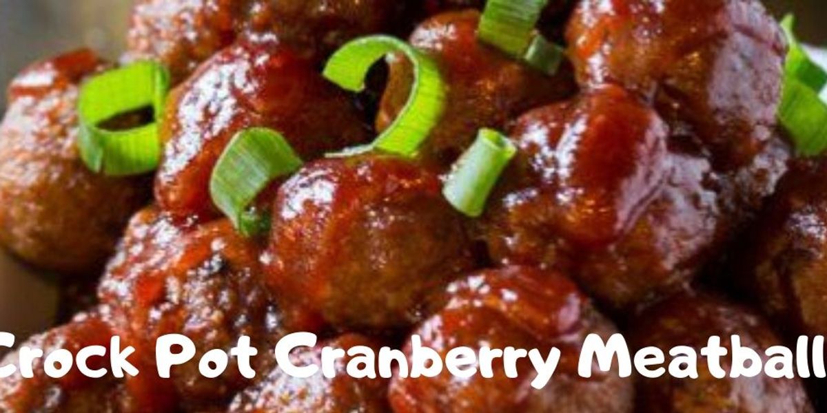 Crock Pot Cranberry Meatballs - My Recipe Magic