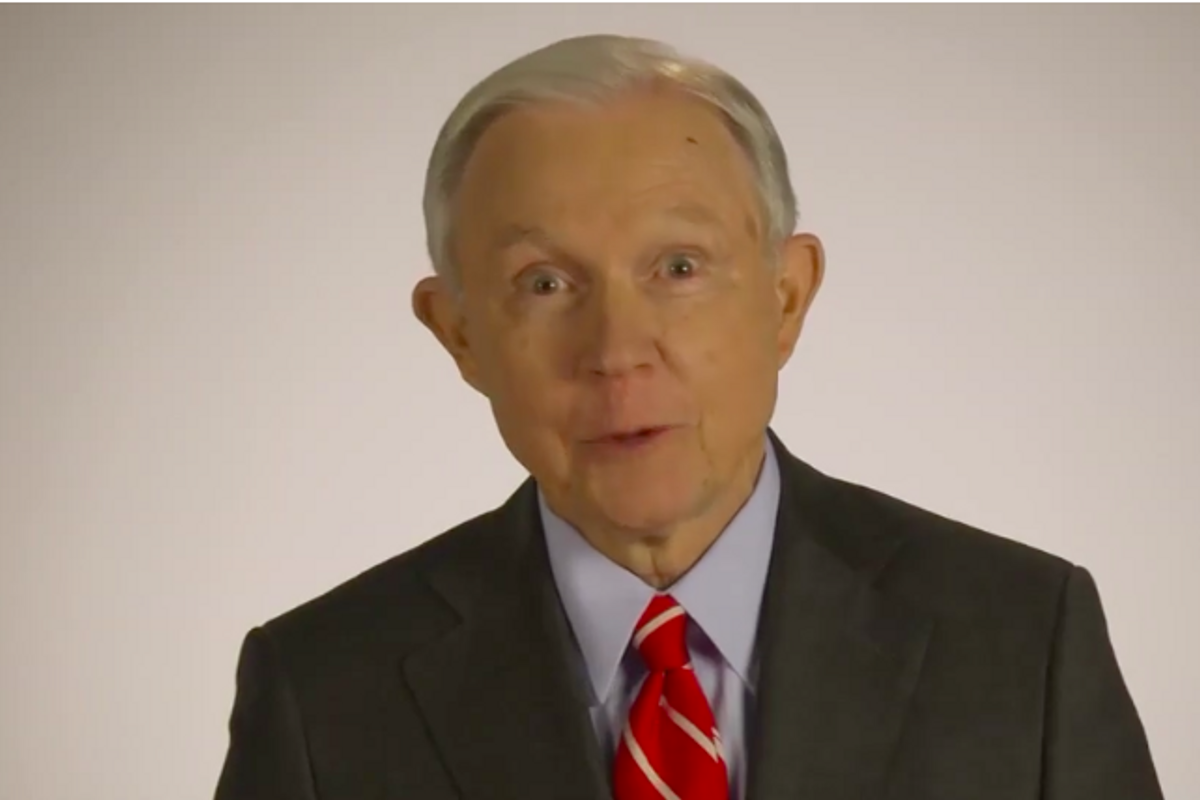 Are You OK, Jeff Sessions? We Don't Really Care But Blink Twice For 'Yes' Anyway