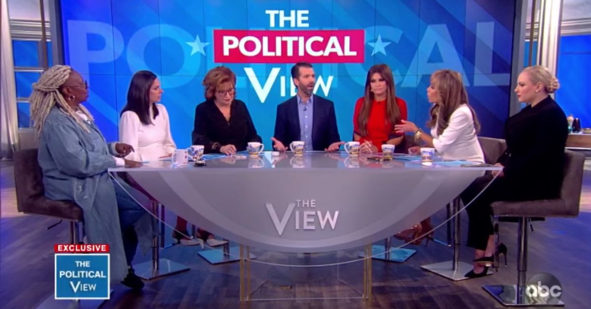 The Audience Booed Don Jr.'s Appearance On 'The View' So Much That Whoopi Had To Tell Them To Shut Up