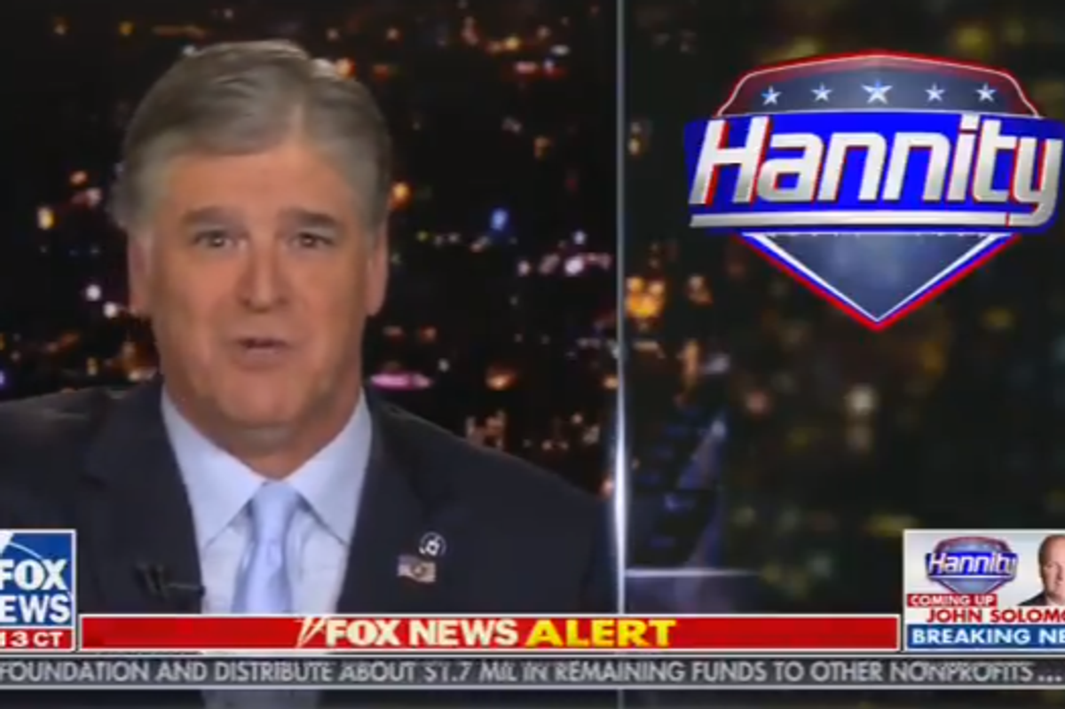 Sean Hannity Seems Kinda Spooked