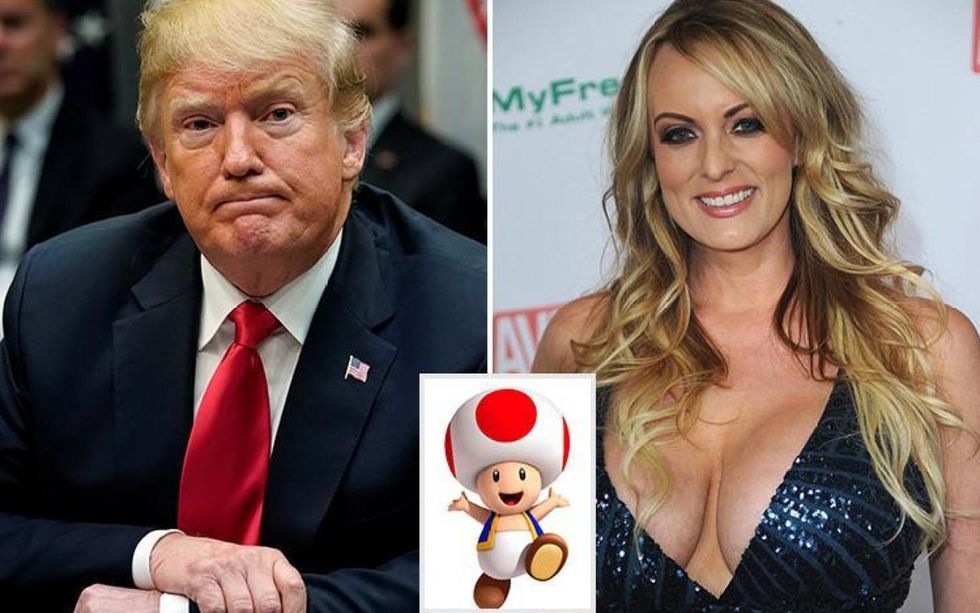 Trump, Stormy Daniels, and Toad