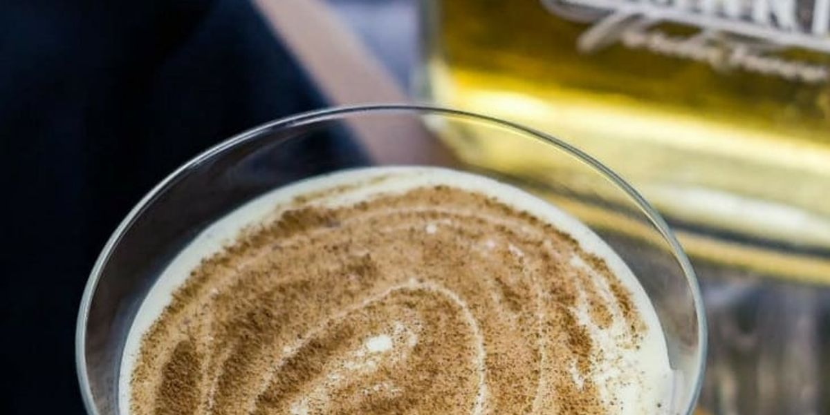 Dumante Italian Eggnog Martini {Italian Christmas Martini} My Recipe