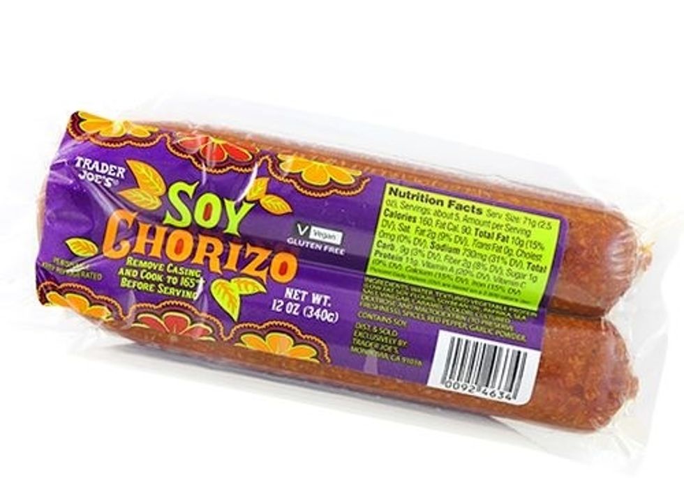 Trader Joe's Soy Chorizo.