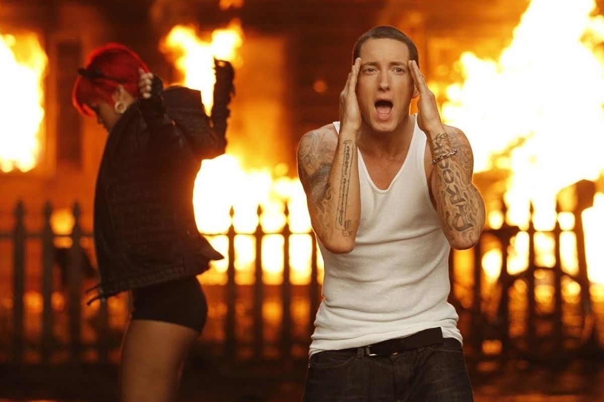 Eminem Once Said "Of Course I Side with Chris Brown" Before Collaborating With Rihanna
