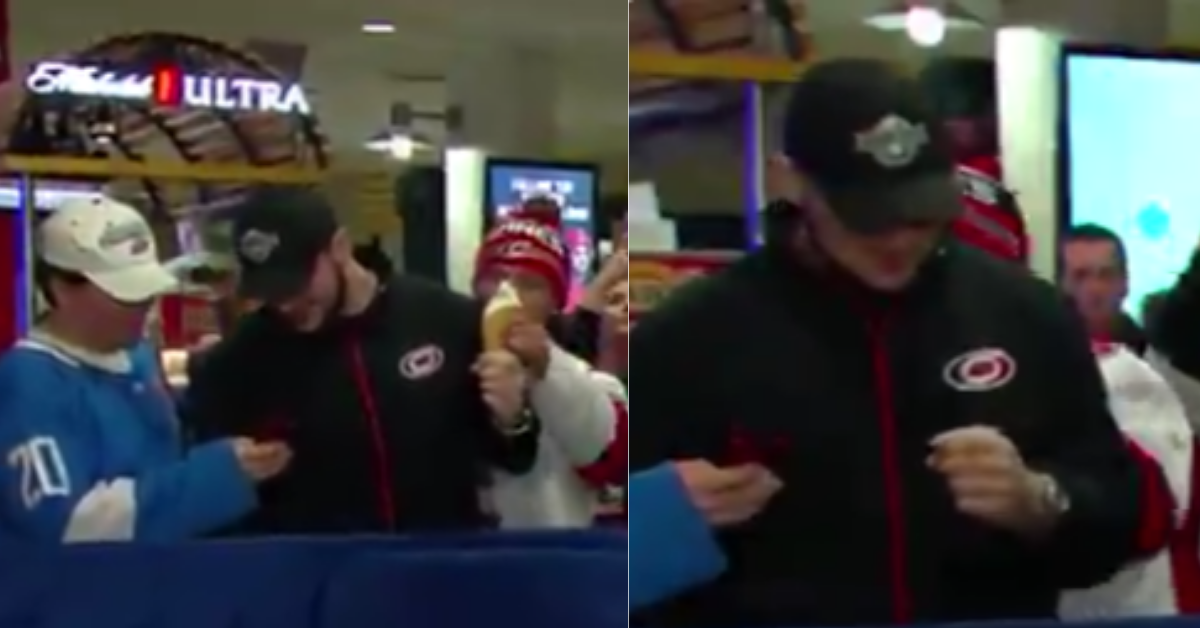 Distracted Guy Has No Idea What Happened After Getting His Ice Cream Cone Stolen On Live Television