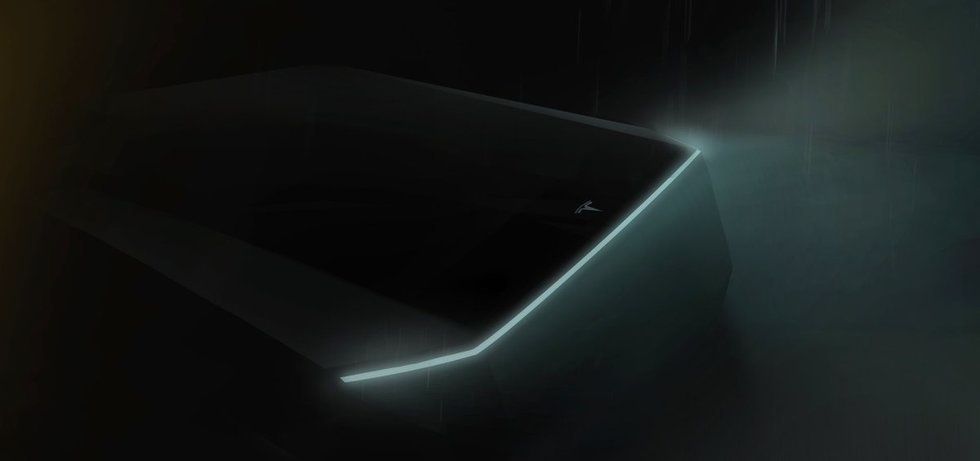 Tesla Cybertruck teaser image
