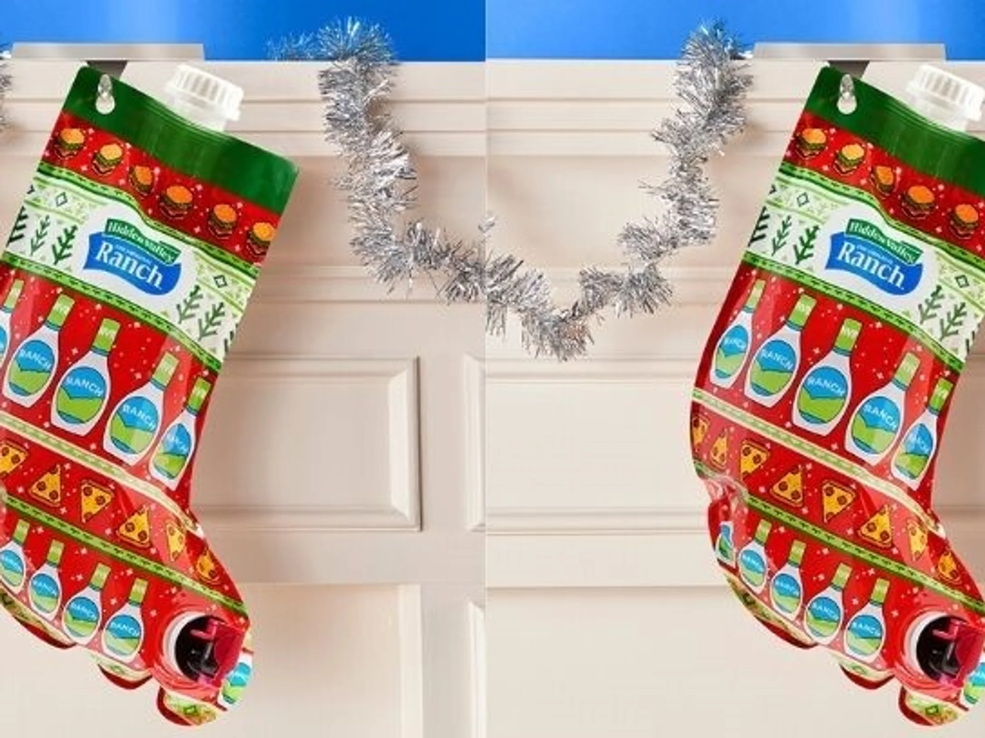 This Christmas stocking filled with 52 ounces of ranch dressing might be the perfect gift - It's a Southern Thing This Christmas stocking filled with 52 ounces of ranch dressing might be the perfect gift - It's a Southern Thing
