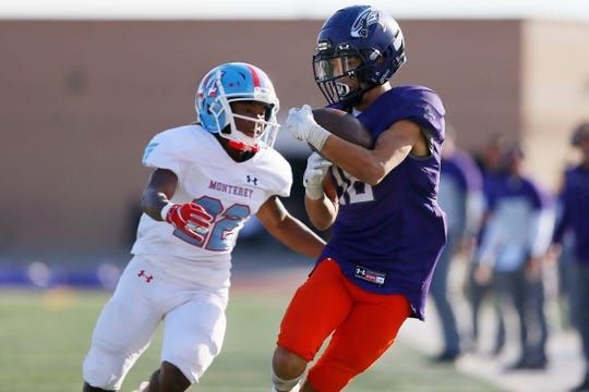 El Paso Eastlake's Matthew Jones breaks state record for most catches in game