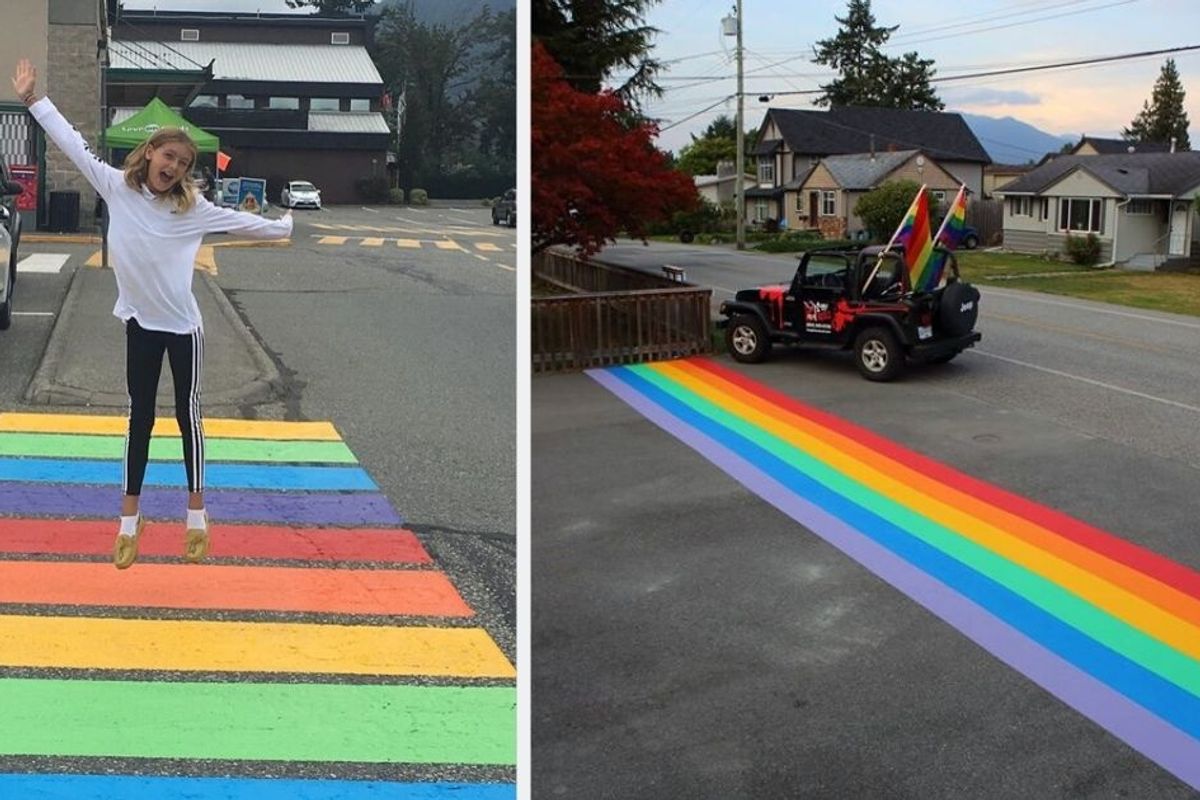 A city council voted down a rainbow crosswalk. Now residents have painted 16 of them