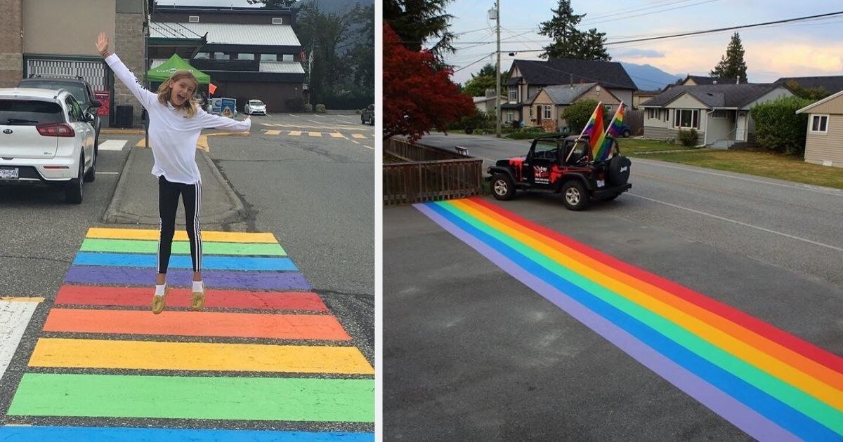 A city council voted down a rainbow crosswalk. Now residents have painted 16 of them