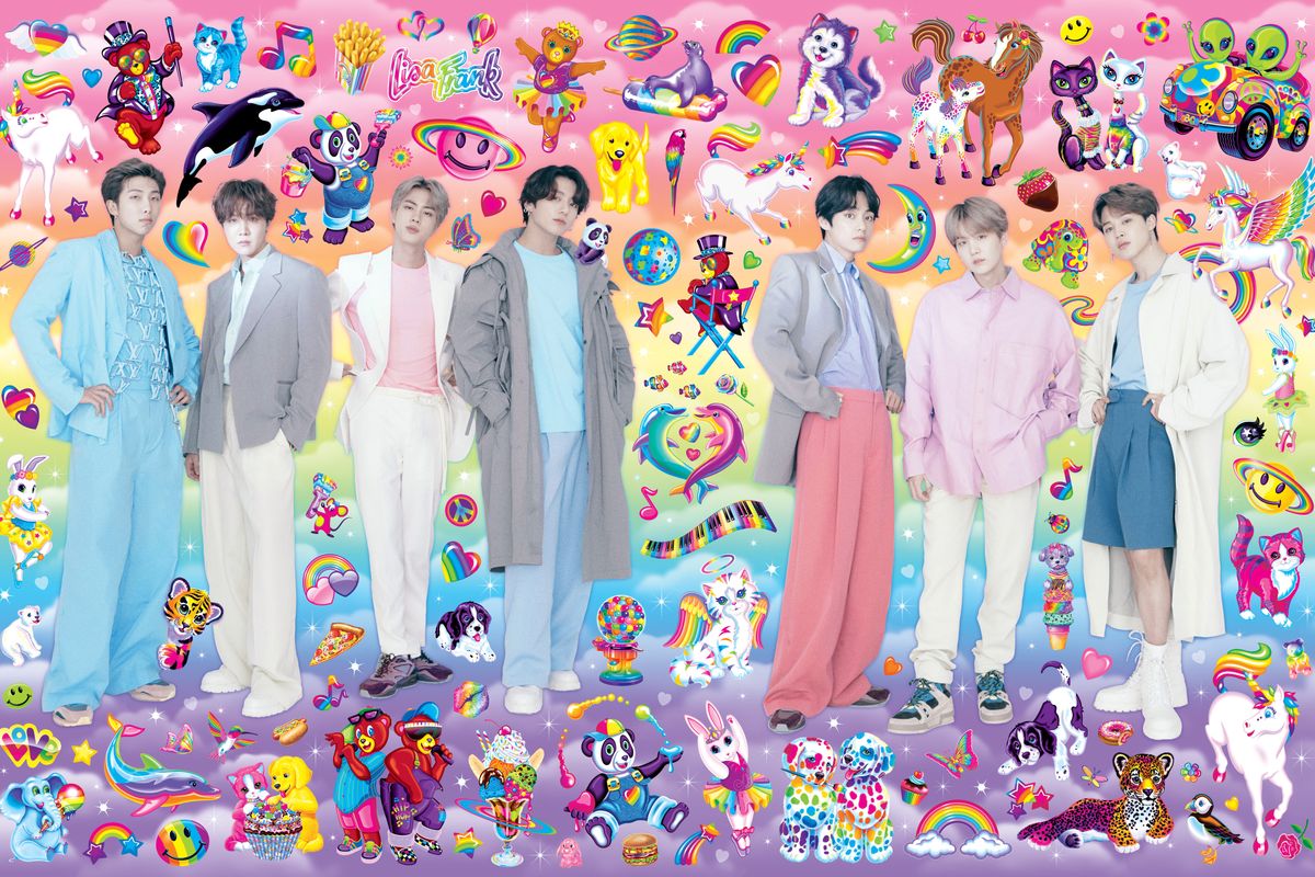 Bts On The Cover Of Paper Break The Internet With Lisa Frank Paper