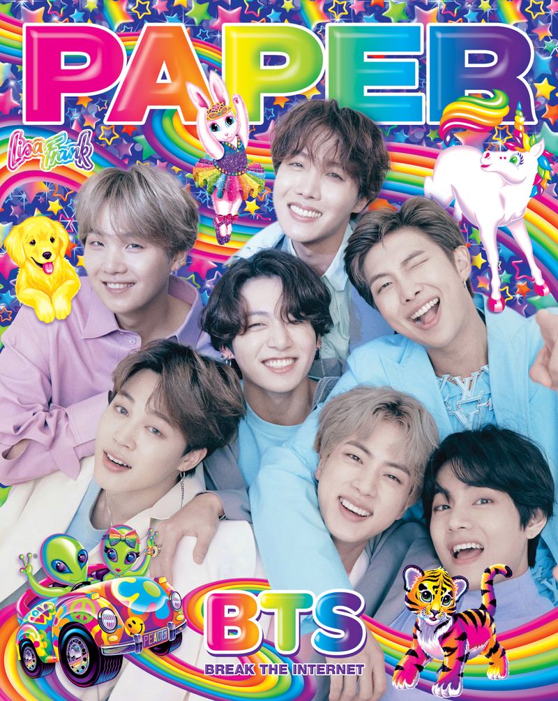 BTS on the Cover of PAPER Break the Internet With Lisa Frank - PAPER  Magazine