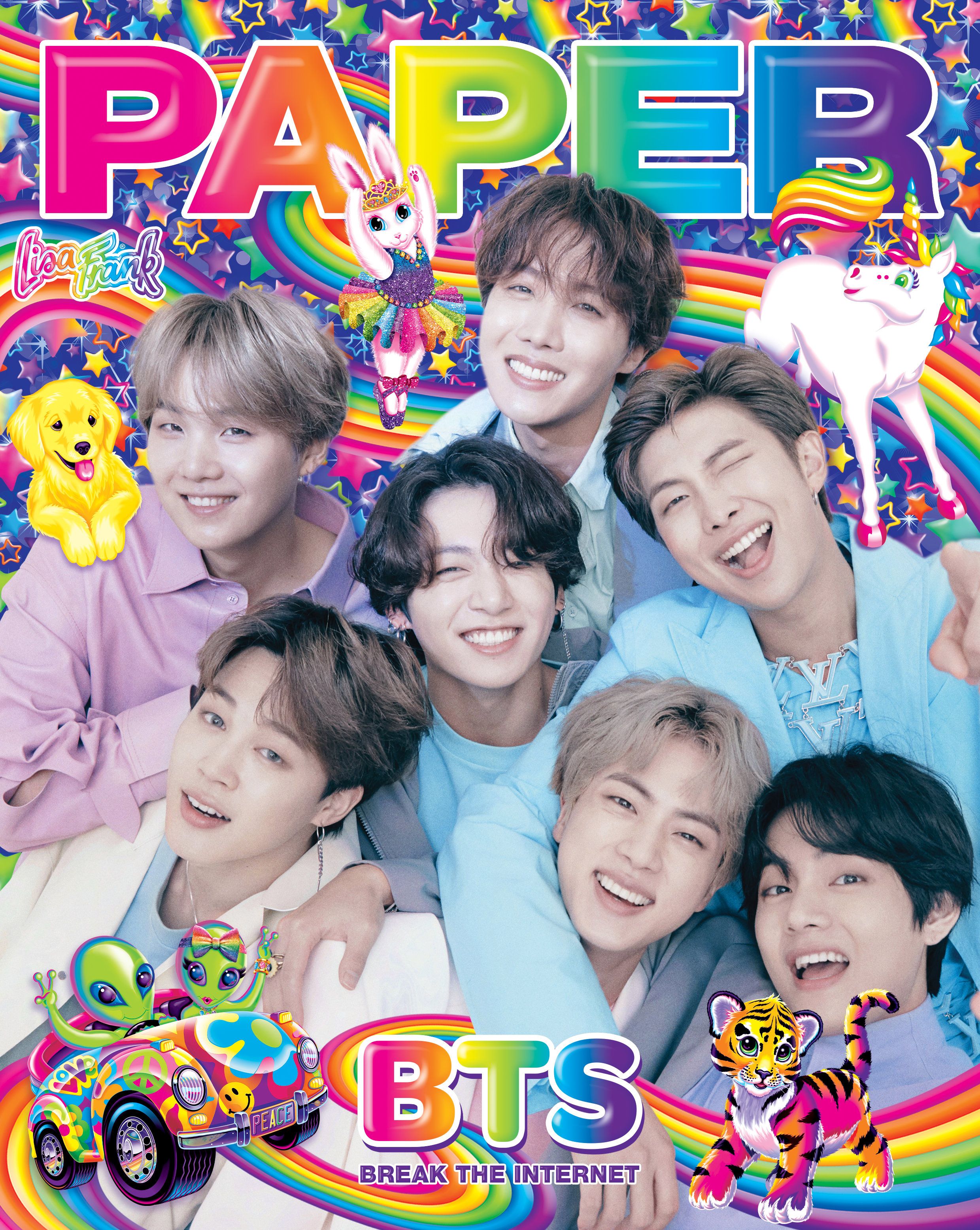 BTS on the Cover of PAPER Break the Internet With Lisa Frank