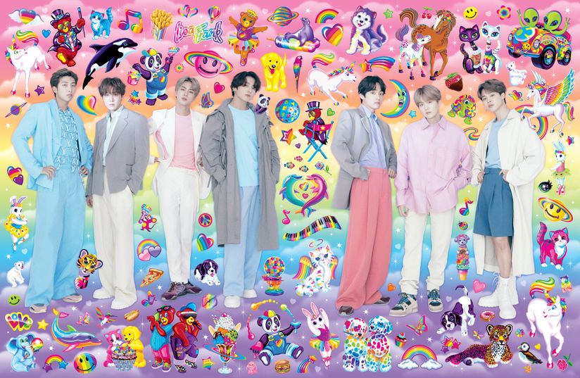 Bts On The Cover Of Paper Break The Internet With Lisa Frank Paper