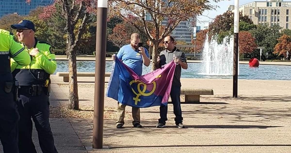 A Straight Pride parade was held in Dallas but only three people showed up