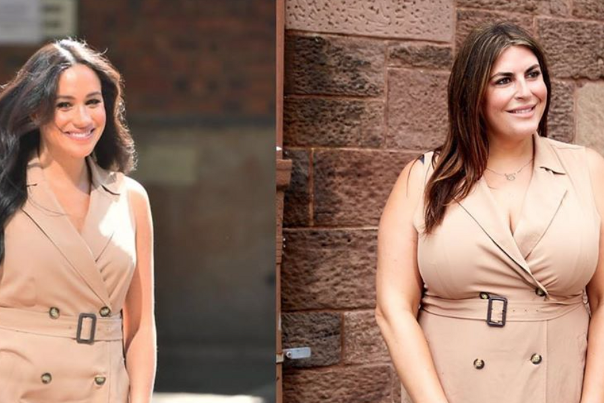 A plus-sized fashion blogger was shamed for dressing like Meghan Markle. Her response was perfect.