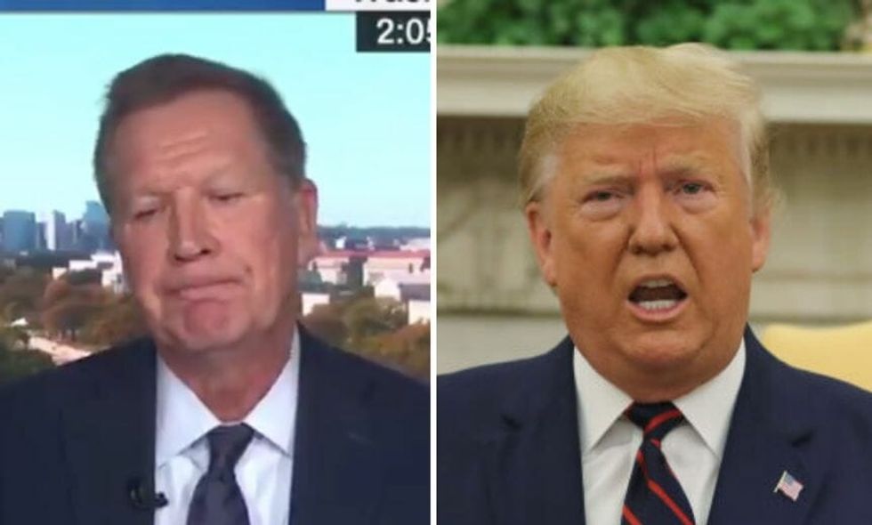John Kasich Just Came Out in Support for Impeachment and It Was Trump's Chief of Staff Who Changed His Mind