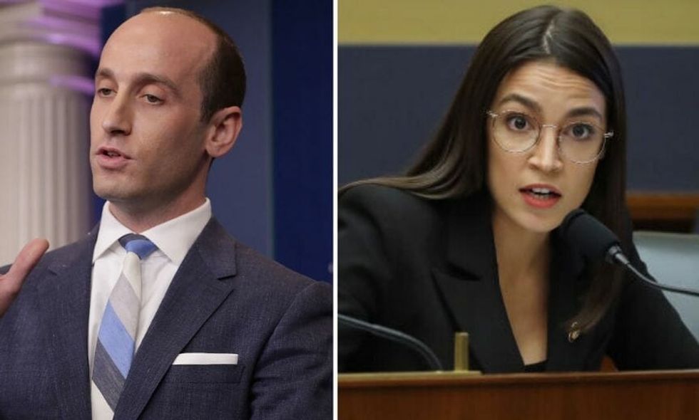 AOC Calls on Stephen Miller to Resign After Leaked E-Mails Showcase His White Nationalist Beliefs
