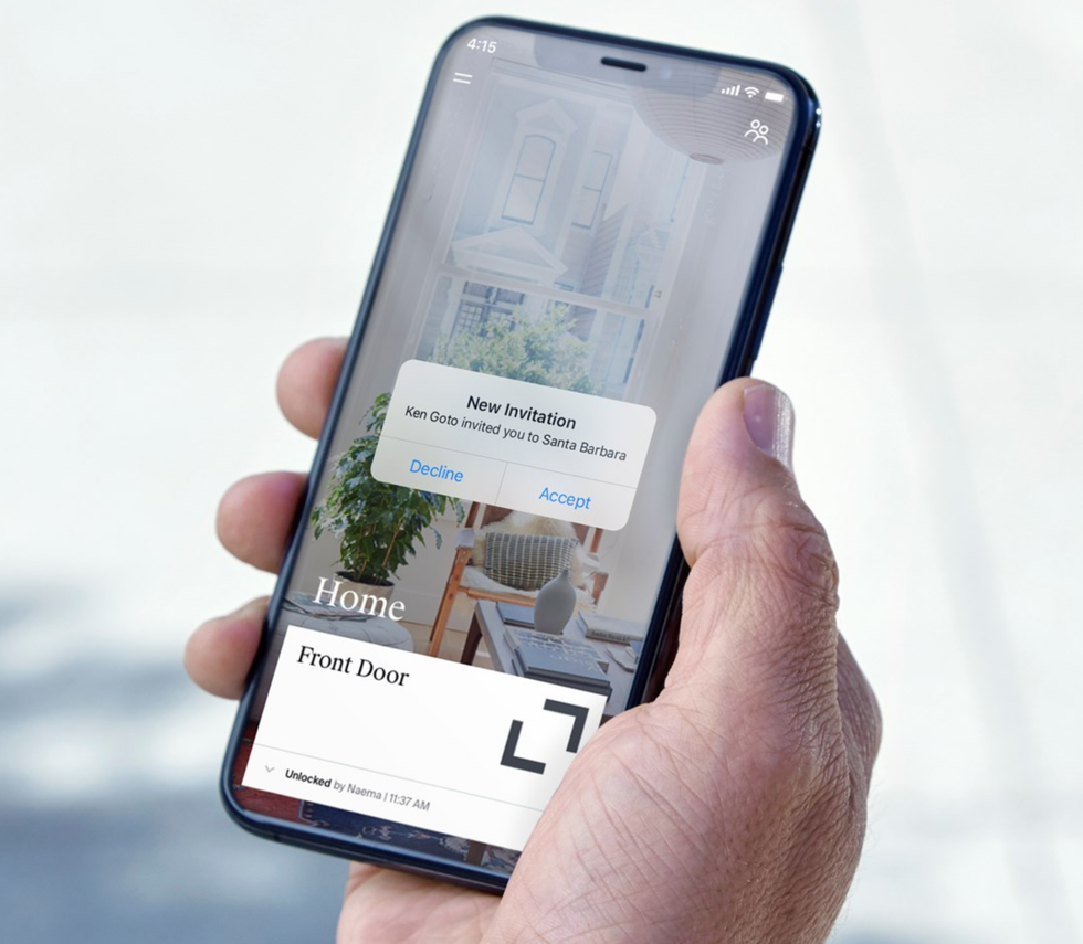 Level Lock smartphone app