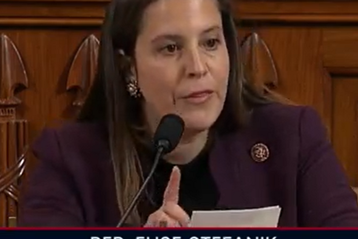 GOP Picks America's Sweetheart Elise Stefanik To Lead Response To Jan. 6 Hearings