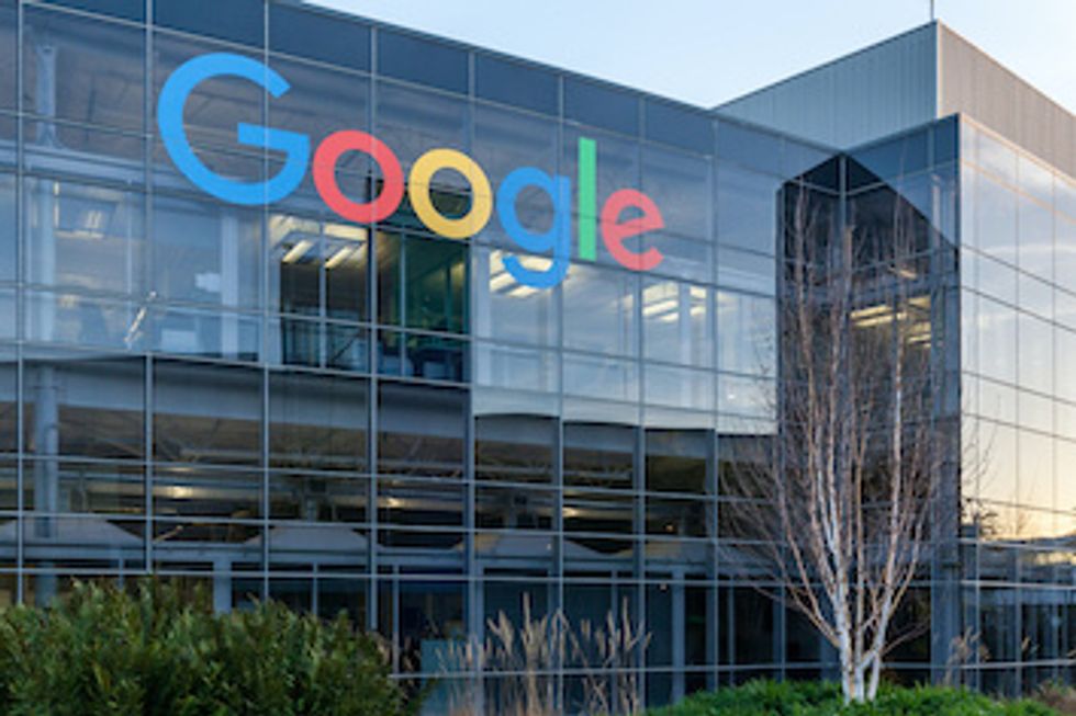 Google logo on offices