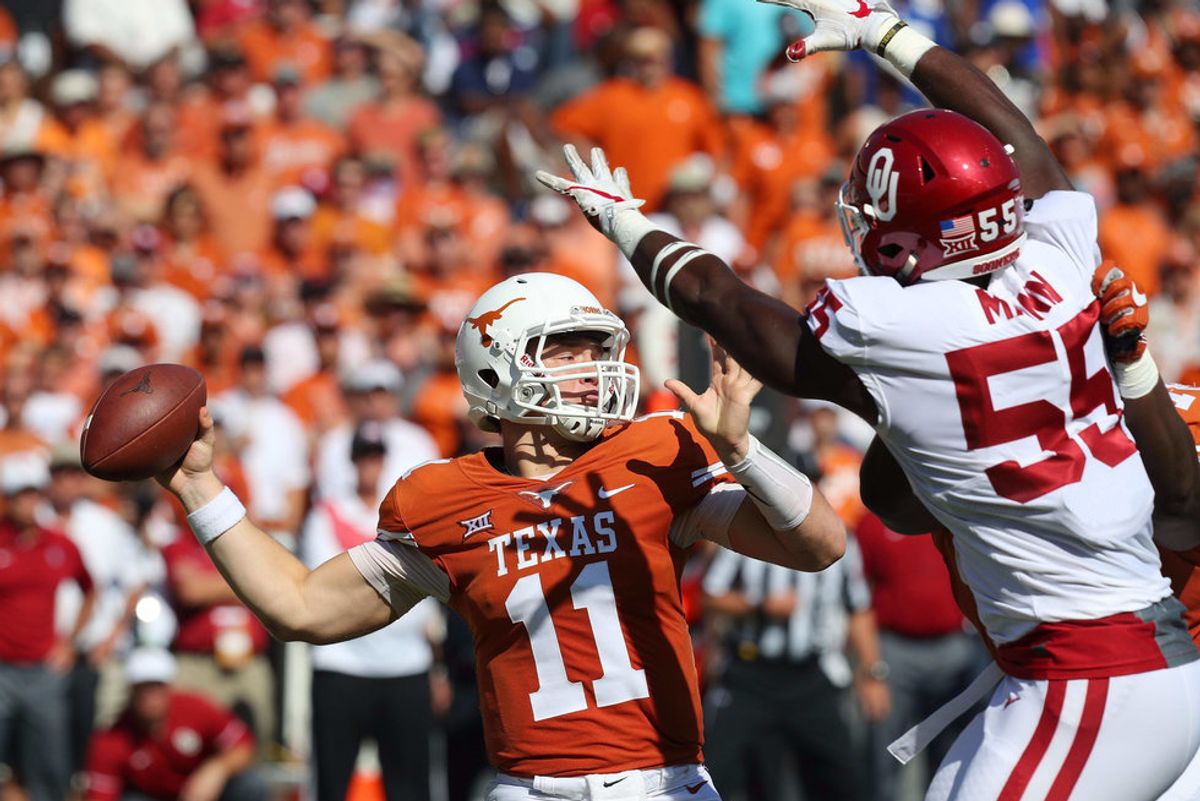 Sam Ehlinger of the Texas Longhorns