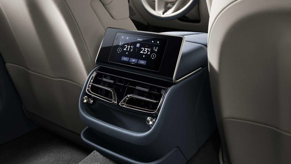 Bentley Flying Spur rear seat tablet