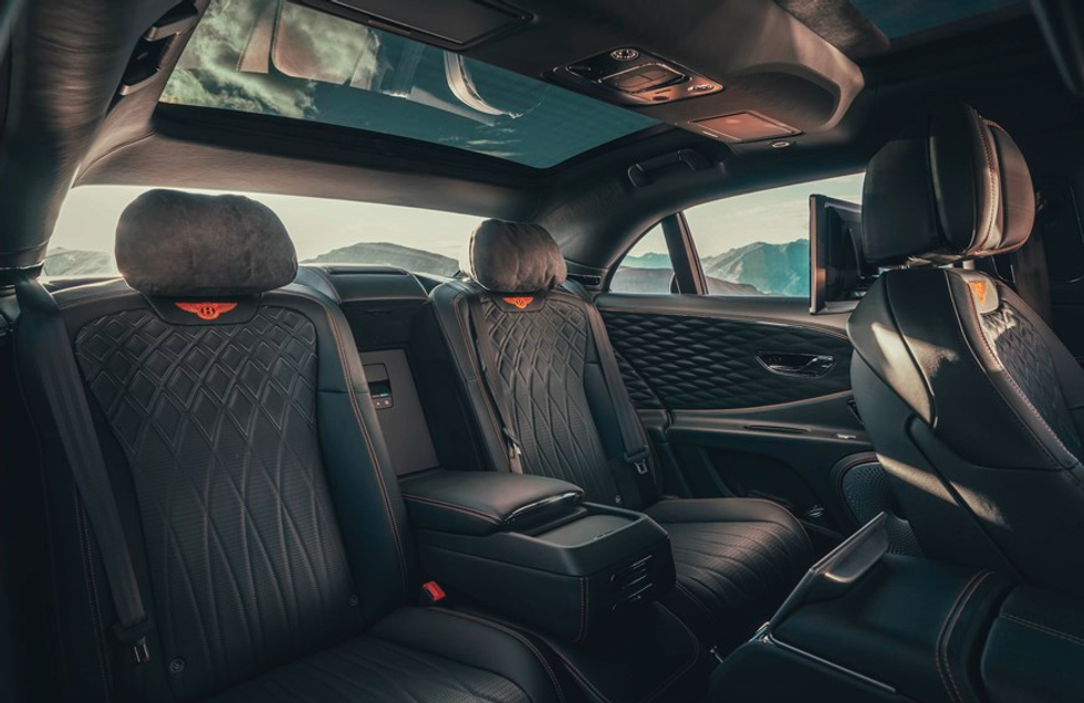 Bentley Flying Spur rear seats
