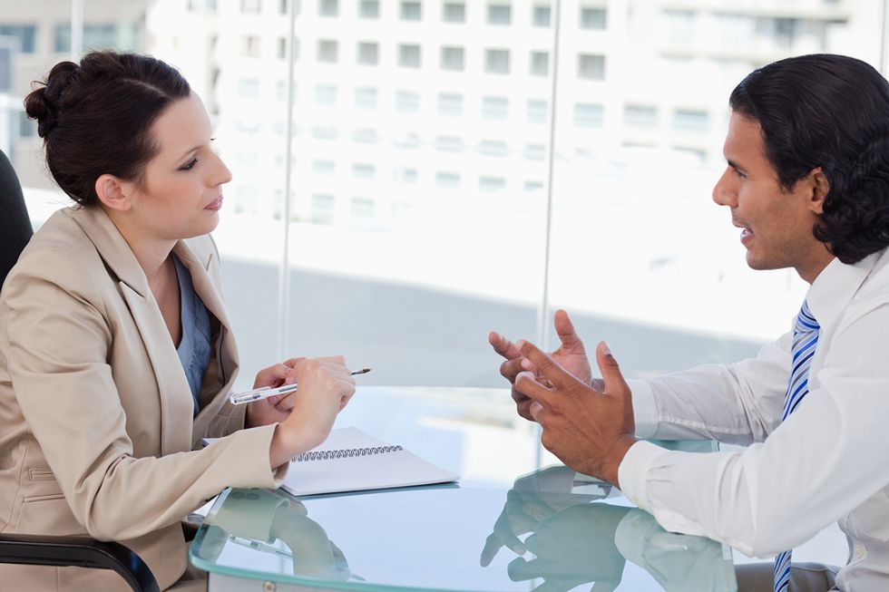 Potential job candidate doesn't have good communication skills in the interview
