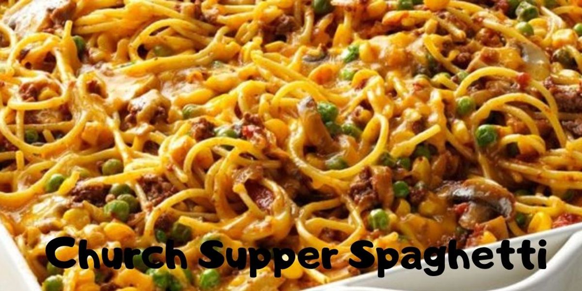 Church Supper Spaghetti My Recipe Magic