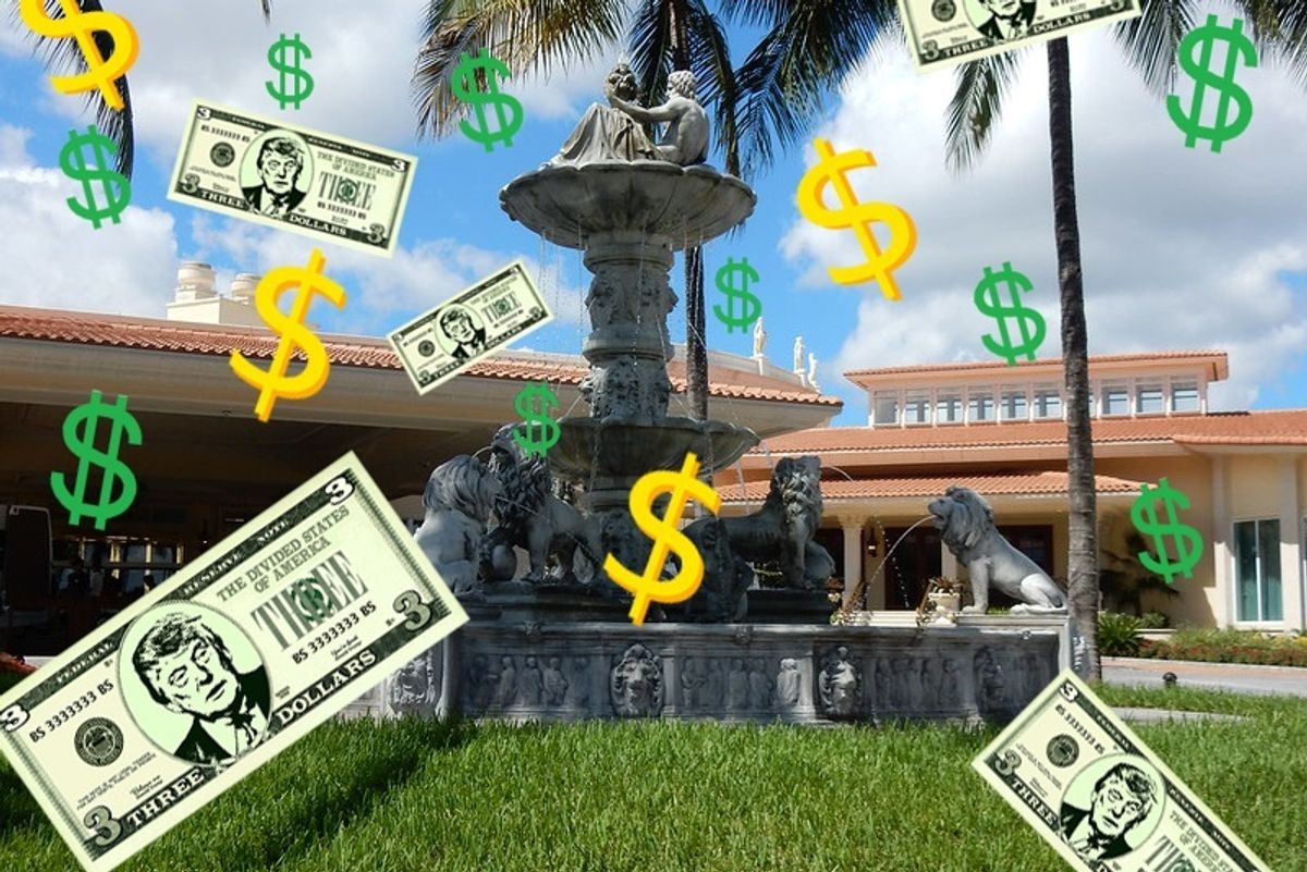 Trump Charged Secret Service Up The Wazoo To Protect Him At His Trash Palaces