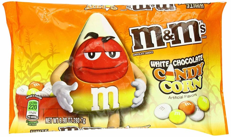 candy corn m&ms