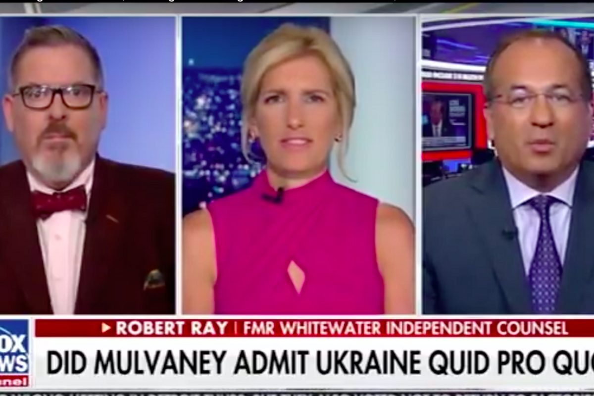 Laura Ingraham: If Mick Mulvaney Were A Lawyer, Which He Is, He Could Avoid Confessing To All The Crimes