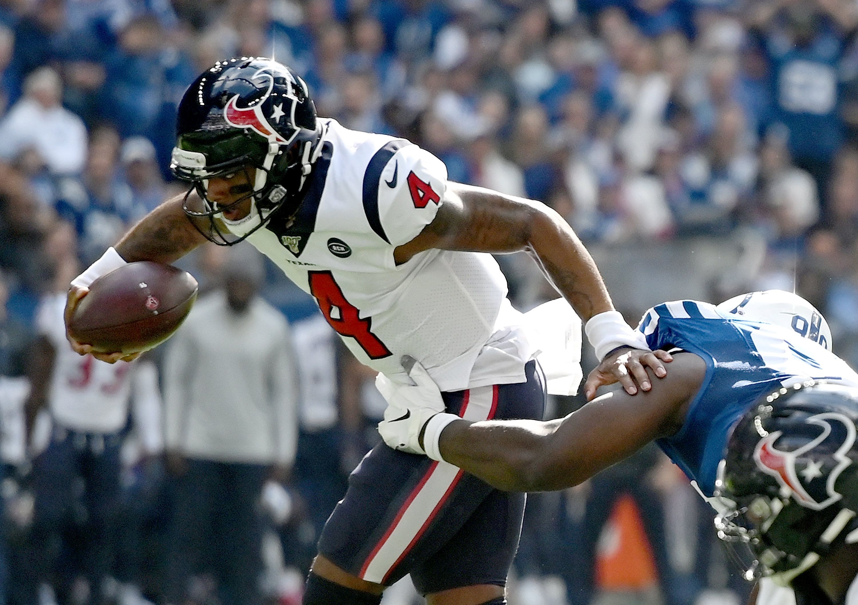Colts win AFC South showdown 30-23 as Texans defense struggles early, offense fails late