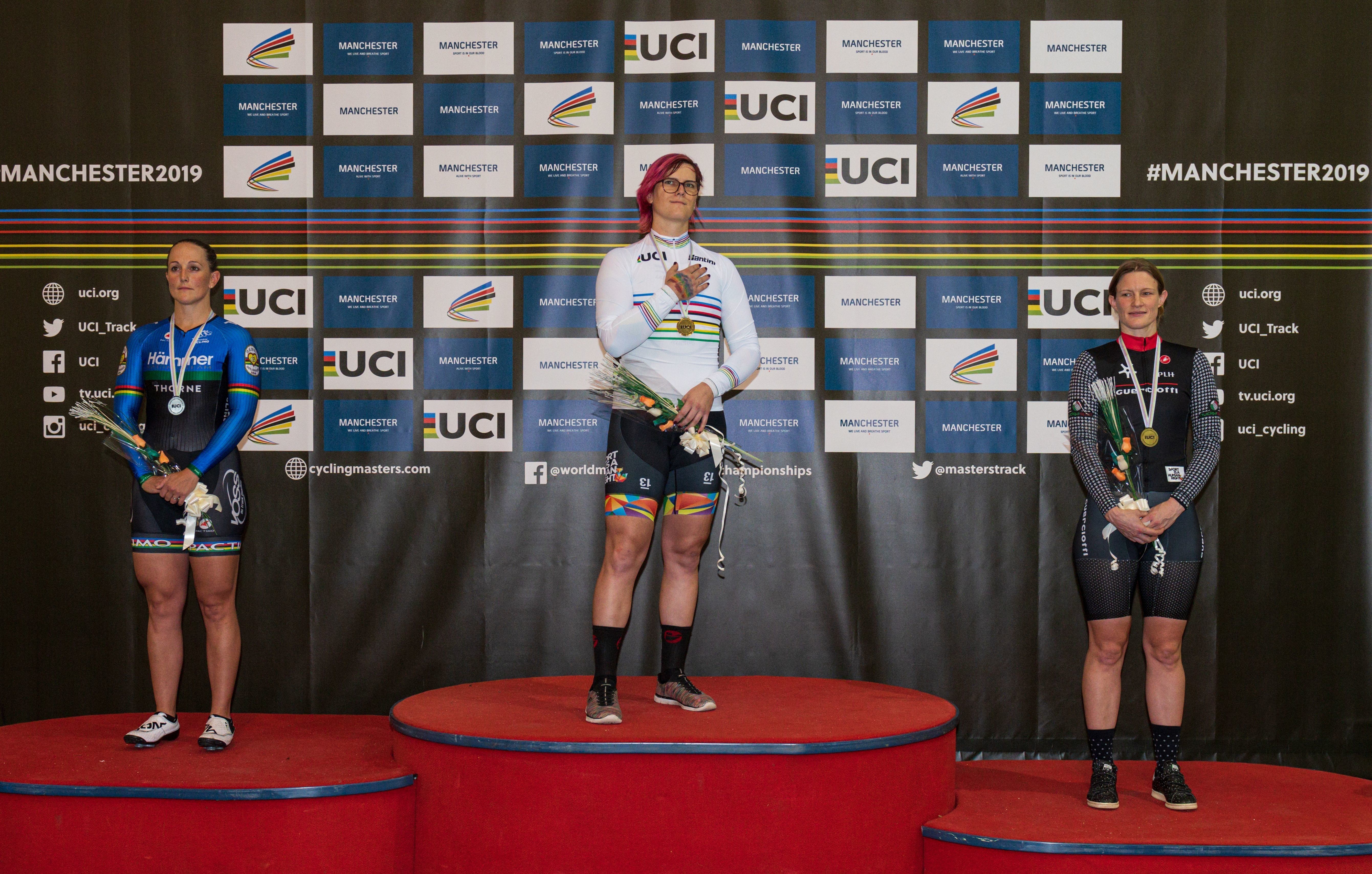 uci masters track cycling world records